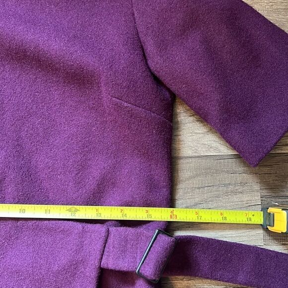 NWT Kate Spade ♠️ Saturday Buckle Over Wool Faux Wrap Dress -2 - Picture 10 of 10